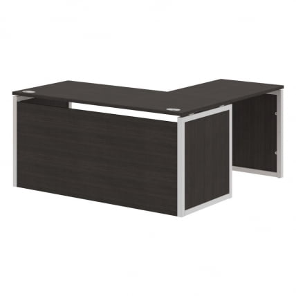 Стол письменный угловой левый XTEN-QP XQPCT 1615H L Дуб Юкон Серый_0