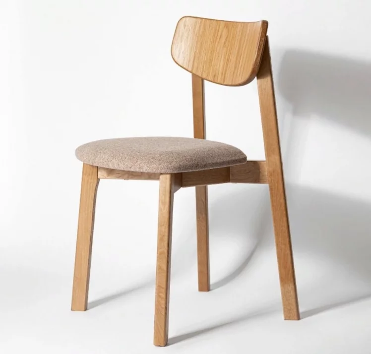 Стул с мягким сиденьем Вега Violet жаккард Эмаль белая_0