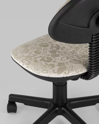 Кресло компьютерное детское УМКА Cat and Dogs Бежевый_6