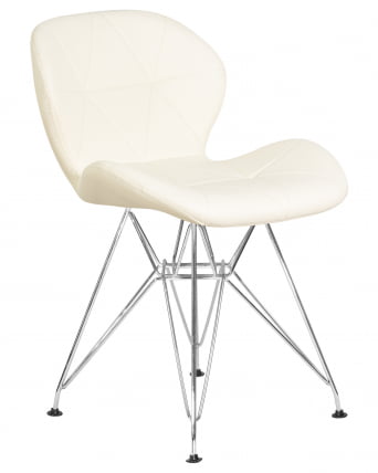 Стул обеденный DOBRIN BUTTERFLY CHROME Кремовый_1