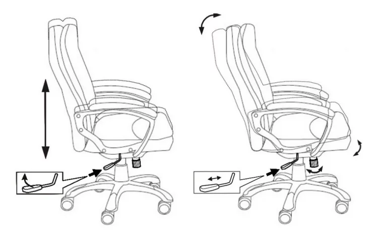 Кресло руководителя Бюрократ CH-868N Fabric черный Light-20_5