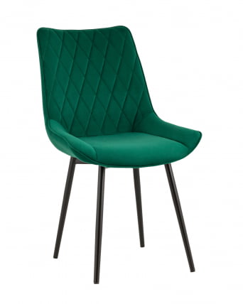Стул Дарвин велюр Зеленый_0