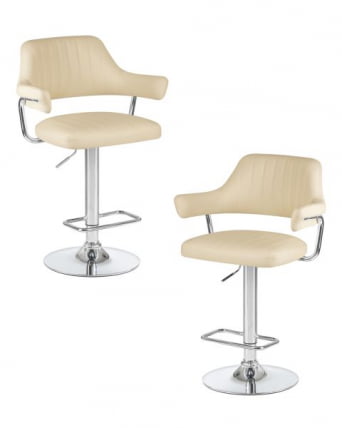 Стул барный DOBRIN CHARLY (кремовый) 2 шт_0