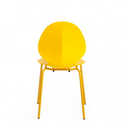 Стул EBAY (mod 03) металл/пластик, 52x46x83.5, желтый_3