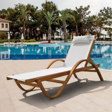 Шезлонг-лежак Мальта AFM-511 White_0