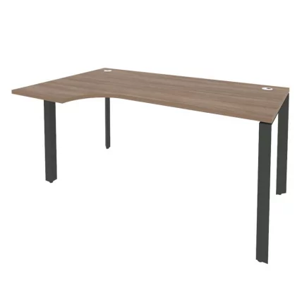 Стол эргономичный левый на П-образном м/к ONIX O.MP-SA-1L Дуб Аризона/Антрацит_0