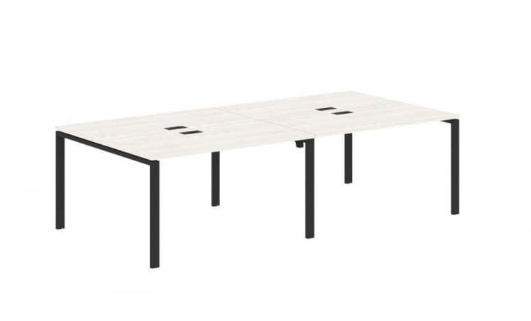 Бенч-система 4-местная EDIS EUWST 2713 Ясень Траун Черный_0