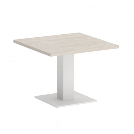 Стол журнальный квадратный HOME OFFICE VR.SP-5-60.2G Денвер Светлый/Белый металл_0