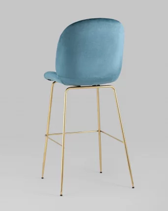 Стул барный Beetle gold Маренго_5