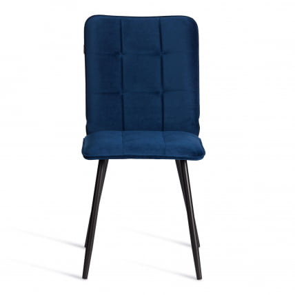 Стул обеденный Bari LT, велюр, Blue (синий), 41х55х89 см_4