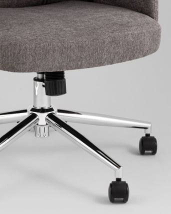 Кресло офисное TopChairs Neoma темно-серый ткань_7