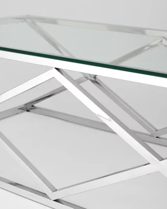 Стол журнальный ИНСИГНИЯ 120x60 Серебро_3