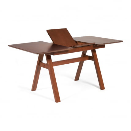 Стол раскладной Риcко (Рикко) основание бук, столешница мдф, 80кс120+40кс75см, Коричневый / Ricco 80x120+40x75см,_1