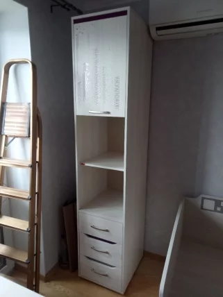 Стеллаж (левый/правый) Мегаполис 55.04 Сосна Астрид_1