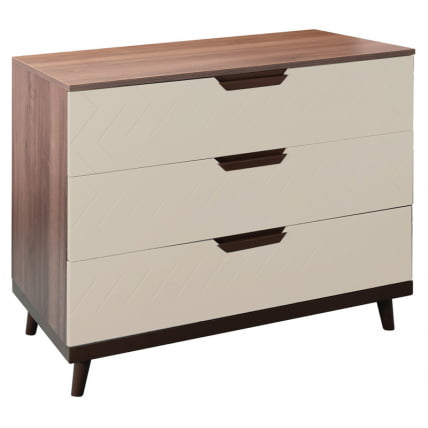 Комод Сканди с 3 ящиками Бежевый_0