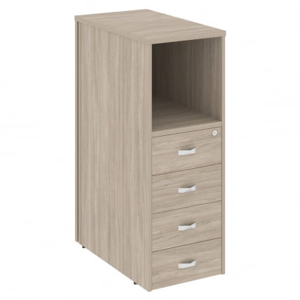 Тумба 4 ящика завершающая, левая ONIX O.R-TV-4(L) Дуб Аттик_0