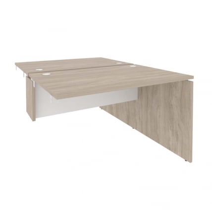 Стол-приставка двойной к опорным элементам ONIX O.D.SPR-2.8 Дуб Аттик/Белый_0