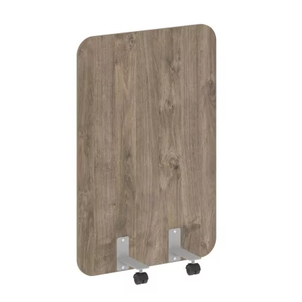 Перегородка на металлических опорах, на роликах R-line  DP.R-80-120 Тиквуд Темный_0