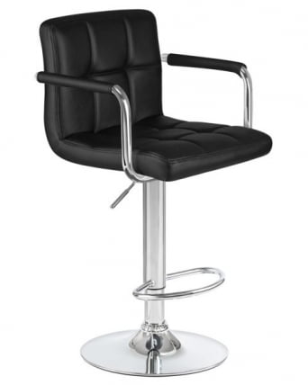 Стул барный DOBRIN KRUGER ARM (черный) 2 шт_2