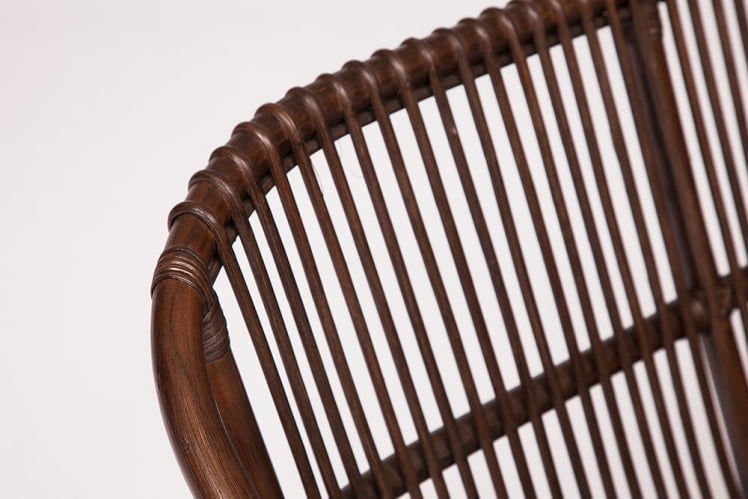 КОМПЛЕКТ NEW BOGOTA ( диван + 2 кресла + стол со стеклом ) /с подушками/ ротанг, кр:61х67х78,5см, дв:108х66х78,5см, ст:D60х56,5см, walnut (грецкий орех)_2