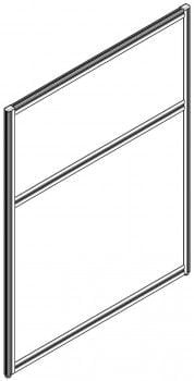 Перегородка 1150 мм RAND RP115SS160 Легно светлый_0