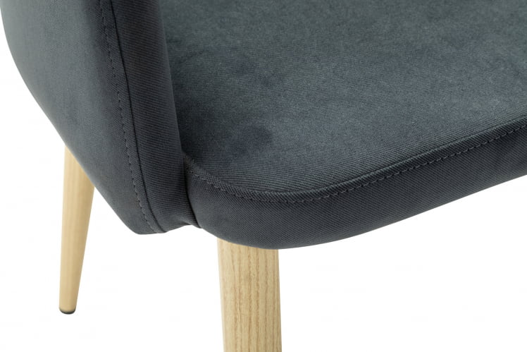 Кресло Ледгер К Диаг грей/нат.дуб / Ledger Diag grey/нат.дуб_3