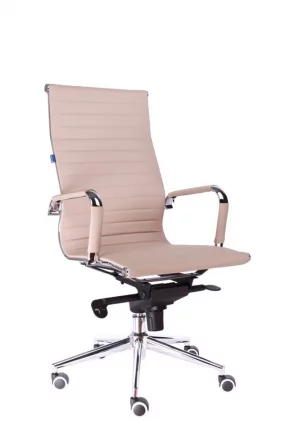Кресло руководителя Everprof Rio М экокожа Бежевый_1