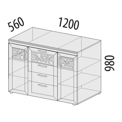 Комод Тиффани 93.20_1