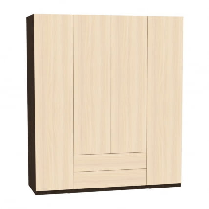 Шкаф распашный R-198х180х60-3-PO(Венге-ДМ)_0