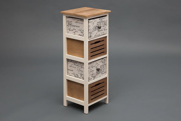 Тумба с 4 ящиками Secret De Maison LEGENDE ( mod. HX15-060 ) Слоновая кость/коричневый_2