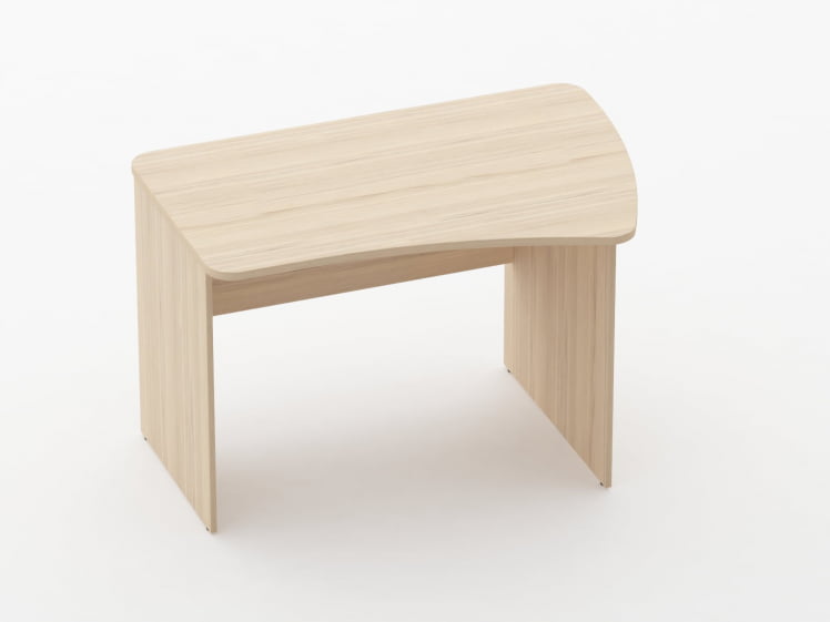 Стол эргономичный Glassy 1.12.12Пр Орех_0