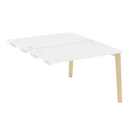 Стол-приставка двойной к опорным элементам ONIX WOOD OW.D.SPR-2.7 Белый Бриллиант/Светлый_0