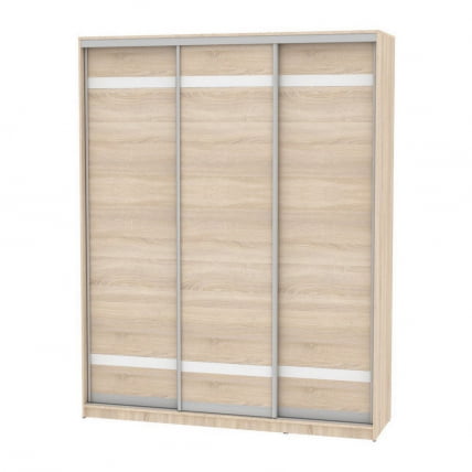 Шкаф-купе B-230х180х60-3(ДСС-D9D9D9)_0