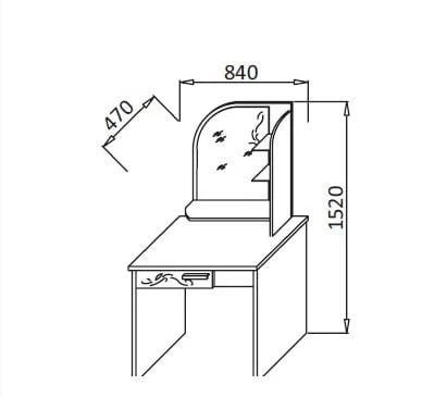 Столик туалетный Милана-1_6