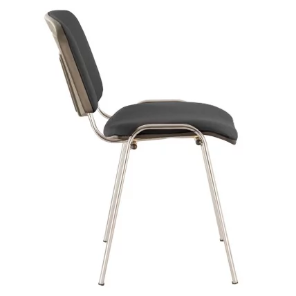 Стул для посетителей Iso CF-001 хром ткань Серый_2