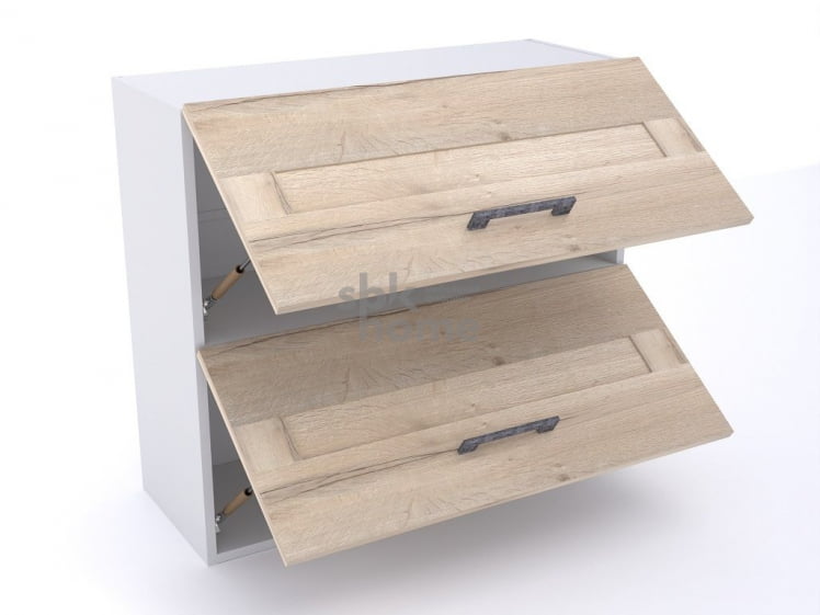 Шкаф Ш-80г, Дублин (800*320*720) Дуб галифакс белый, 21648 _1