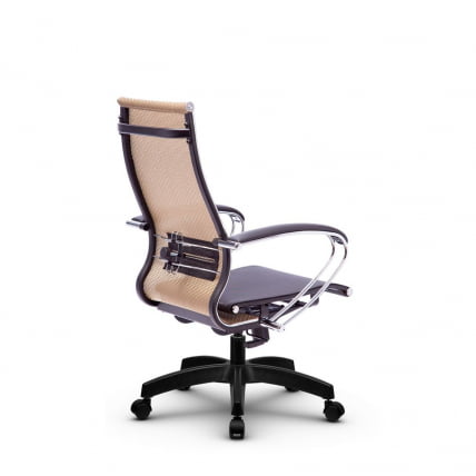 Кресло офисное МЕТТА B 2m 9/K131, Основание 17831 Комплект 1 Золотой ротанг Черное_2