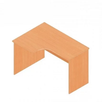 Стол компьютерный угловой Р.РС-12 (левый) дуб молочный_0