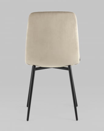 Стул Одди велюр Бежевый_4