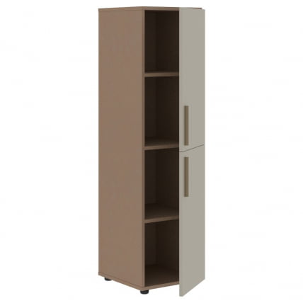 Шкаф-колонка с двумя глухими малыми дверьми (правый) VELION VMCS 40.4 R Аметист Кобра_1