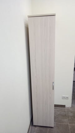 Шкаф для одежды узкий Glassy 6.19.30Л Туя_3