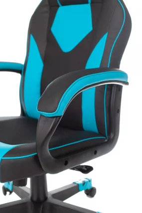 Геймерское кресло Zombie GAME 17 Черный-синий_6