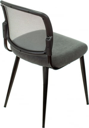 Стулья для кухни Бюрократ KF-8W black Серый 2 шт._4