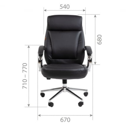 Кресло руководителя Chairman 794 экокожа Бежевый_2