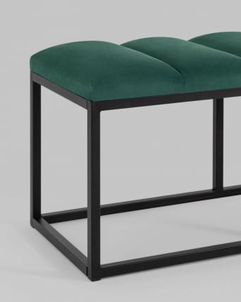 Банкетка Хостен 2 велюр Зеленый_3