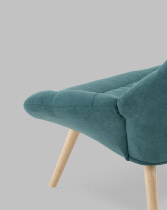 Кресло Олби Страйпс темно-бирюзовый_6