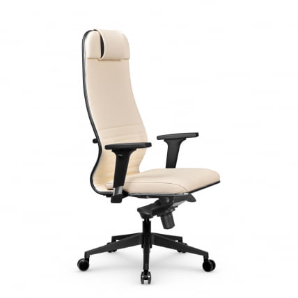 Кресло руководителя Metta L 1m 38К2/2D Infinity Easy Clean (MPES) Комплект 4 Молочное_1