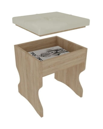 Пуфик Виктория-1 Пуф Дуб Сонома_1