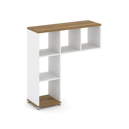 Надставка на стол низкая без наполнения CONCEPT CN.NN-001 Сандал Янтарный Белый бриллиант Белый металл_0