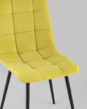 Стул Oliver велюр Золотистый_7